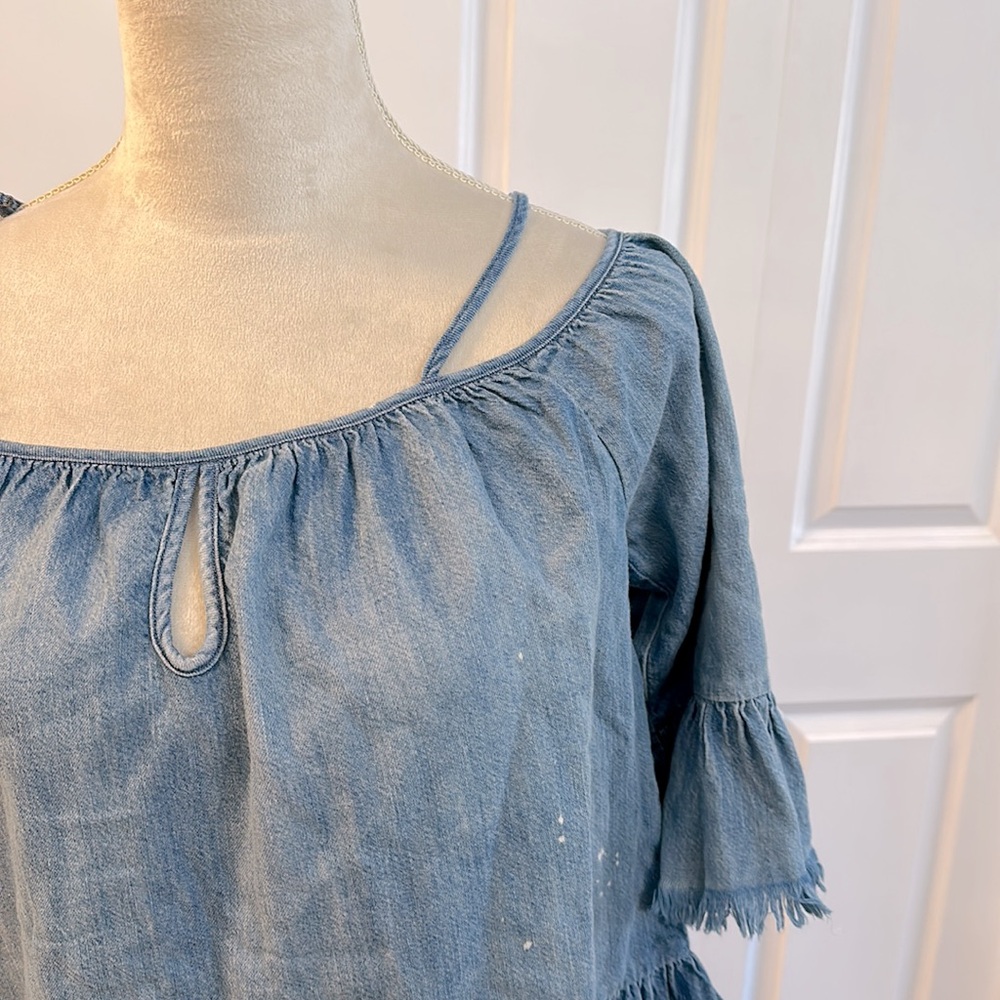 NWT denim top - Picture 3 of 9